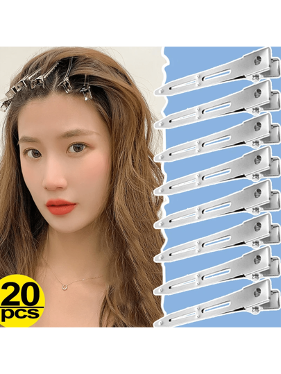5.5سم، 1/5/20/40 قطعة، مشابك تجعيد جذور الشعر المنتفش، أدوات مهنية للصالون، مشابك شعر معدنية، دبابيس تصفيف الشعر، أدوات DIY للاكسسوارات الشعر