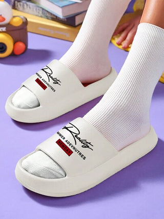 شخصي للرجال متعدد الاستخدامات بنمط الرسوم المتحركة بطباعة نمط عصري داخلي وخارجي للاستخدام المنزلي للشواطئ الساحلية والأنهار والخوض، شبشب إيفا خفيف وقابل للتنفس يوميًا كاجوال فليب فلوب