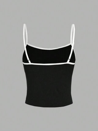 EZwear توب كامي متقطع بدون أكمام بتصميم محبوك ملائم للصيف للنساء