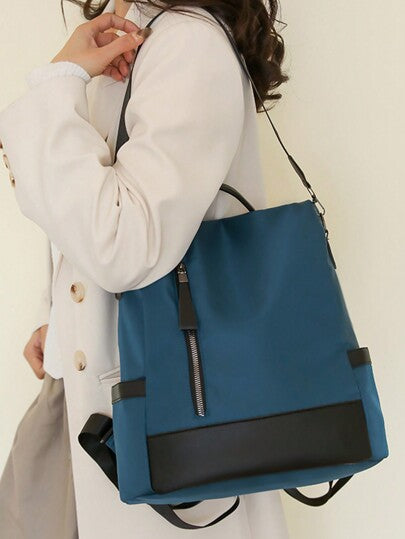 حقيبة ظهر مزيج الألوان الأساسية للسيدات المضادة للسرقة، حقيبة ظهر ، حقيبة للمدرسة ، حقيبة مدرسية ، حقيبة مدرسية ، محمولة ، مقصورة للكمبيوتر المحمول ، سعة كبيرة ، للفتيات المراهقات والنساء طالبات الجامعات ، جامعة ، مدرسة متوسطة ، مدرسة ثانوية ، خارج المنزل