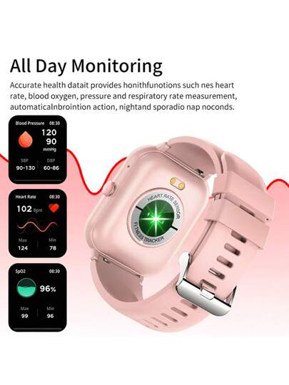 ساعة ذكية للصبي والفتاة 1.83 بوصة شاشة لمس عالية الوضوح، مراقب نوم، أكثر من 100 وضع رياضي، مساعد صوتي ذكي، مكالمات السلكية، معصمة لياقة بدنية مقاومة للماء متوافقة مع أندرويد وآيوس