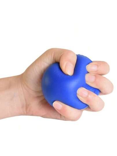 1 قطعة آلة تدليك تقوية القبضة للأصابع - كرة لتمارين الإجهاد اليدوي - أداة تدريب المعصم وتقوية العضلات - إكسسوارات لياقة بدنية