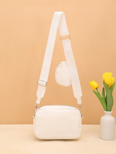 حقيبة كتف عادية بسيطة جديدة حقيبة كروس عصرية حقيبة كتف مائلة كلاسيكية للأطفال حقيبة كتف مائلة من الجلد الناعم للأطفال