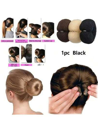 1 قطعة/2 قطعة آلة تصفيف الشعر على شكل مكرونة سحر رغوي دونات كبيرة، أداة تصفيف الشعر، إكسسوارات شعر، لفافة شعر مطاطية DIY، معزز تسريحة الشعر على شكل دونات، رابط شعر، إكسسوارات ذيل الحصان، أدوات تصفيف الشعر للنساء (حجم واحد هو 1 قطعة)