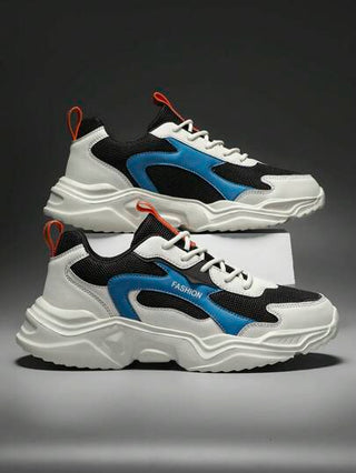 أحذية رياضية كاجوال للرجال ذات كعب سميك، تزيد من الارتفاع، أحذية طلاب، أحذية رياضية موضة وعملية للخريف/الشتاء