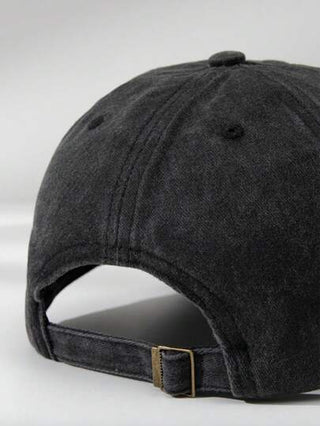 قبعة بيسبول رياضية خارجية فنتج ديسترسد بحروف مطبوعة 'بوستون' وحاشية منحنية