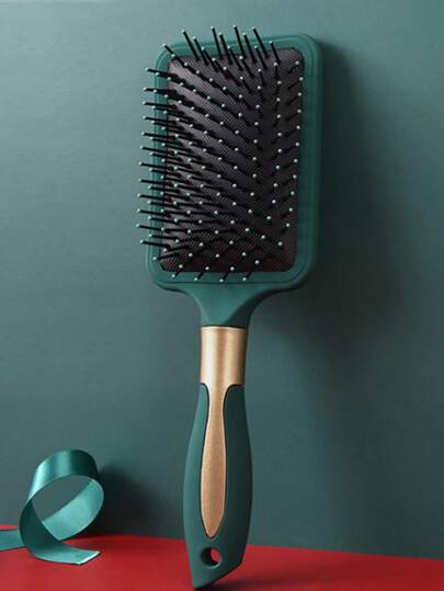 زهرة ملونة فرشاة شعر ذات وسادة، إكسسوارات شعر قطعة واحدة