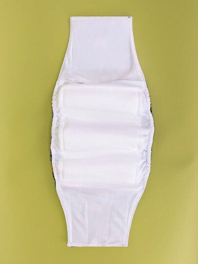 حزم 3 عشوائية أربطة بطن للكلاب الذكور عالية الامتصاصية ، حفاضات كلاب ذكور قابلة للغسيل لعدم التحكم في البول وتدريب الجراء