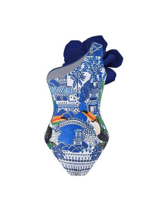 مايوه حريمي قطعة واحدة Allurini بدلة السباحة المحافظة ذات التنورة المتشابكة، مناسبة للتخسيس والتجميل، مناسبة للشاطئ والنادي الصحي والإقامة، من الطراز الفرنسي الكلاسيكي ذات القطعة الواحدة، قابلة للتعديل في الأسفل، مقاس عام مناسب للصيف