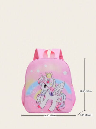 حقيبة ظهر صغيرة بتصميم كرتوني لطيف، حقيبة مدرسية بتصميم قوس وحصان بري رائع، حقيبة مدرسية كرتونية لطيفة ،حقيبة كتف للفتيات ،حقيبة مدرسية