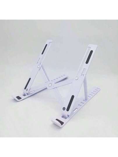 أثاث مكتبي تحويل مساحة عملك: حامل محمول أنيق يمكن طيه وتثبيته بمشبك لتحسين التهوية والموضع المريح وفعالية استخدام المساحة