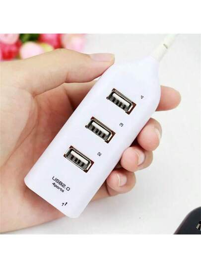 منفذ متعدد ميكرو يو اس بي 2.0 مع 4 منافذ أس بي، محور اس بي معزز للسرعة لمستلزمات الكمبيوتر الشخصي