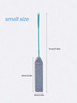 Tatukiko مجموعة جامعة الغبار النظافة القابلة للتعديل 27/49 إنج الكوارتز، جمع الغبار بفرشاة تلسكوبية لأدوات التنظيف- جامع الغبار بألياف كهربائية رفيعة جداً مع عصا امتدادية وفرشاة للأتربة على الأسرّة وتحت الأثاث عالي الارتفاع، جامع غبار الفراغ المنزلي