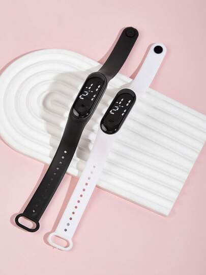 مجموعة ساعتين إلكترونيتين M3 ذات شاشة تعمل باللمس للأطفال، رياضية وعصرية