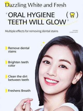 50 جرام من مسحوق طبي للأسنان له آثار تفتيح ويعتني باللثة والعناية الفموية لتبييض الأسنان