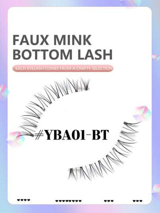 Beauty Showme 5 أزواج من الإضافات السفلية للعين السفلية، مجموعة علوية وسفلية من العين السفلية، وهمية، أعلى وأسفل، في مجموعة واحدة لمانجا لخط العين السفلي، الج curl، ج curl، مينك آسيوية، وايسبي، واي مينك مانجا، إضافة فردية واحدة للعين السفلية، إضافة...
