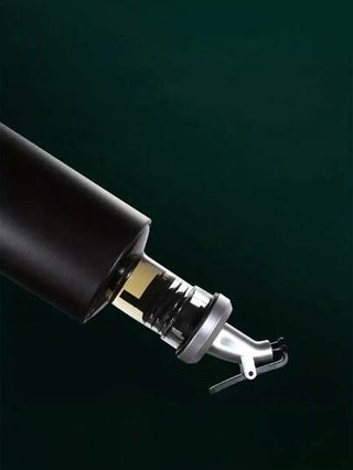 زجاجة زيت زجاجية وزجاجة توابل وزجاجة خل، طقم قنينة زيت المطبخ قطعة واحدة