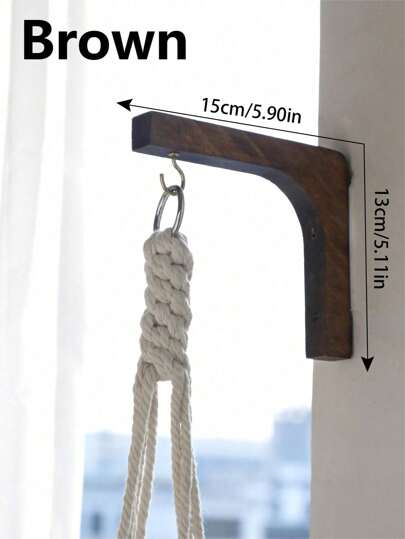 1 قطعة/2 قطعة خطاف خشبي متدلي للنباتات ، عمود معلق للنباتات على الحائط ، خطافات للنباتات المعلقة على الحائط ، خطاف معلق على الحائط للنباتات، دعامات متدلية داخلية وخارجية للأصص والفوانيس ومغذيات الطيور ، ديكور المنزل والغرفة والجدران