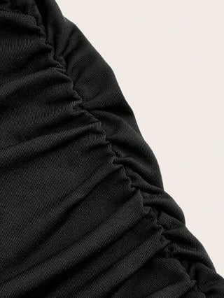 Sweetra تنورة نسائية باللون الأحادي ذات طيات وذيل سمكة، تنورة ماكسي للسيدات