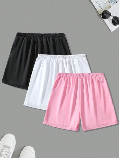 Manfinity Hypemode سروال قصير محبوك رجالي برباط خصر