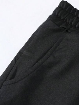 Manfinity Hypemode سروال قصير محبوك رجالي برباط خصر