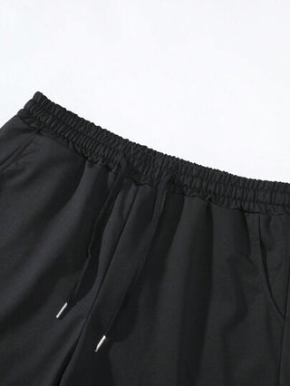 Manfinity Hypemode سروال قصير محبوك رجالي برباط خصر