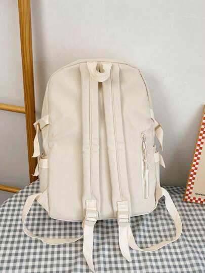 حقيبة ظهر للطلاب بسعة كبيرة مع تصميم أنيق وجذاب، مناسبة للمراهقين الذين تتراوح أعمارهم بين 14-16 عامًا، حقيبة مدرسية عملية وعصرية