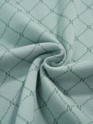 مجموعة ملابس منزلية للرجال بأكمام طويلة مربعة وسروال قصير مسامي وامتصاص للعرق، خريف وربيع