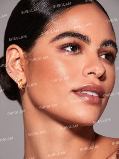 SHEGLAM قلم تحديد الوجه Snatch 'N' Define Stick-Warm Honey Cream Contour Stick يدوم طويلاً، برونزر عالي الصبغة ومقاوم للتعرق، خفيف الوزن وناعم، مكياج تحديد الوجه الطبيعي لحفلات عيد الميلاد و، كونتور وبرونزر عيد الأب التخرج عيد الميلاد العطلة الربيع...