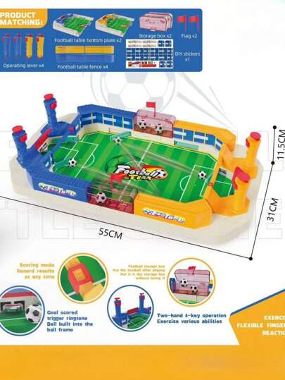 مجموعة كبيرة من ألعاب كرة القدم على الطاولة لعبة تفاعلية ترفيهية للاعبين اللعبة على الطاولة للأسرة والحفلات التنافسية الكرة الطائرة