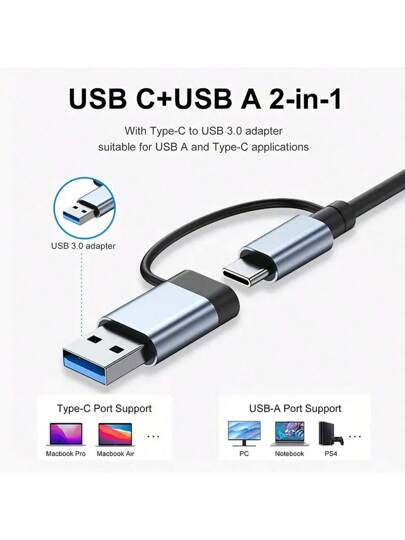 محور Usb 3.0 مع قارئ بطاقات ومحول Rj45 Ethernet وتوصيل الطاقة 87 وات لملحقات Macbook. اتصال متعدد الوظائف: قم بتوصيل أجهزة متعددة بجهاز Macbook أو الكمبيوتر الخاص بك باستخدام منفذ Usb 3.0 عالي السرعة، ومنفذ Rj45 Ethernet، وc Hub. شحن سريع: يتيح لك منفذ ال