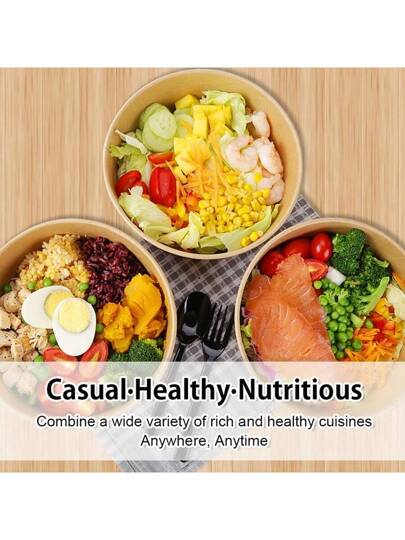 25 قطعة أطباق ورقية مع أغطية ، سعة 36 أونصة / 1000 مل أطباق ورق كرافت قابلة للتخلص منها ،لتقديم الحساء والسلطات والنودلز والأطعمة الساخنة والباردة ،لإستخدامات المنزل والمطاعم وخدمات الطلبات والرحلات والحفلات، لوازم المطبخ ، مواد تعبئة الأطعمة ،لوازم...