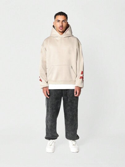 SUMWON هودي بطباعة الرسومات الجرافيكية ل-نيويورك على الظهر