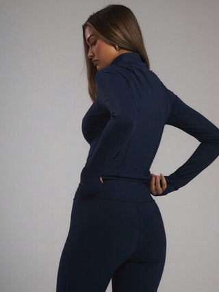 Musera Sport جاكيت رياضي بأكمام طويلة وسحاب نصفي مناسب للياقة البدنية، مناسب للارتداء في الحياة اليومية، ريشة الطاولة، التنس، البكل بول