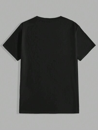 Manfinity VCAY 3 قطعة من القمصان القطنية الكاجوال ذات الرقبة الدائرية والأكمام القصيرة للرجال