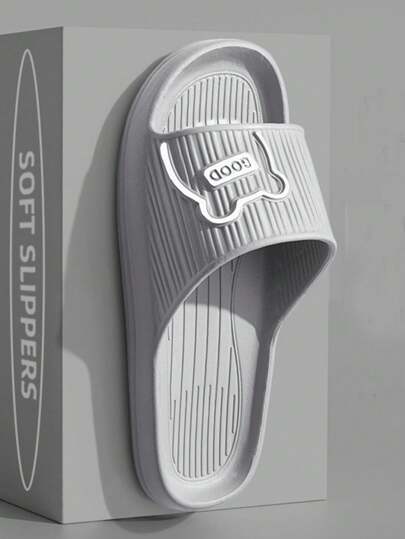 حذاء فليب فلوب رياضي للرجال بنعل سفلي مصنوع من إيفا بطبعة كرتونية، صندل سريع الجفاف للحمام