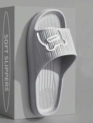 حذاء فليب فلوب رياضي للرجال بنعل سفلي مصنوع من إيفا بطبعة كرتونية، صندل سريع الجفاف للحمام