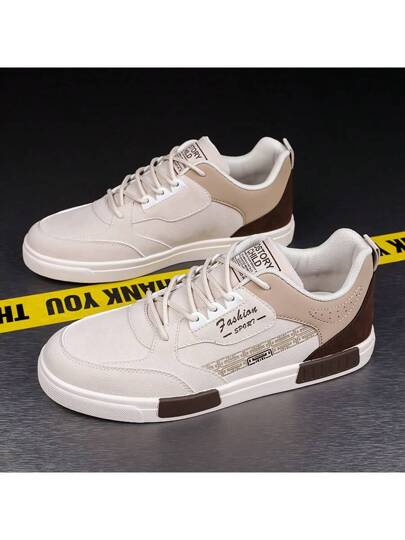 حذاء رياضة عارضة للرجال - حذاء التزلج المضاد للماء الخفيف العصري - حجم 38-47 مضاد للتآكل، مريح ذو نعل سميك للتزلج على اللوح - حذاء فردي الخريف والشتاء مضاد للانزلاق وآمن ذو حجم كبير بحزام جلد الغزال