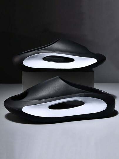 شباشب رجالية مريحة ومانعة للانزلاق ، صندل رياضي عصري للمشي في الهواء الطلق ، مع نعل سميك من Eva ، شرائح الشاطئ