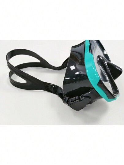 أقنعة الغطس والسباحة للكبار ، قناع زجاجي واحد ، مضاد للماء ومانع للضباب. مناسب لرياضات الهواء الطلق والمائية