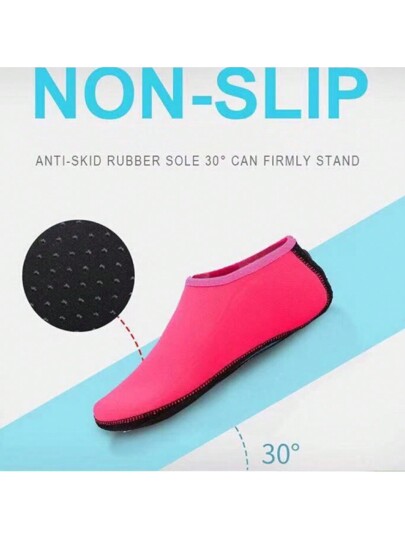 جوارب شاطئية وأحذية غطس وجوارب أنيقة من المطاط لرياضات المياه للشاطئ، والتصفح، والغوص وقوارب كياك