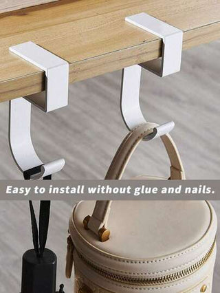 أثاث مكتبي 1 خطاف محمول للحقيبة ، خطاف للطلبة على المكتب، تصميم قابل للإزالة والتحرك، مانع للإنزلاق لبداية العام الدراسي