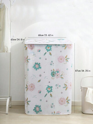 غطاء واقي للغسالة قابل للطي مقاوم للماء ومانع للغبار لأجهزة المنزل للمدرسة والمكتب والمنزل والسفر والحقيبة والمنظم والتخزين - قطعة واحدة