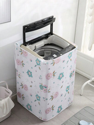 غطاء واقي للغسالة قابل للطي مقاوم للماء ومانع للغبار لأجهزة المنزل للمدرسة والمكتب والمنزل والسفر والحقيبة والمنظم والتخزين - قطعة واحدة