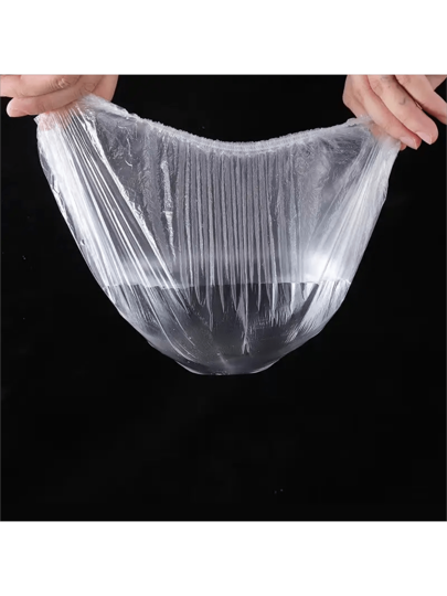 100 قطعة من أغطية الخضروات القابلة للتصرف، التي تحافظ على الطعام الطازج، وتحميه من الغبار، وتمنع الروائح الكريهة، وتحافظ على درجة الحرارة للاستخدام المنزلي وفي الثلاجة.