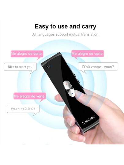أدوات مكتبية ومدرسية جهاز مترجم صوتي لليغة في الوقت الحقيقي، ترجمة الاتجاه تدعم 137 لغة للسفر والتعلم والتسوق والأعمال التجارية، محمول T8S ترجمات، لوازم مدرسية ، العودة إلى المدرسة