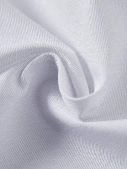 قميص أكمام طويلة للأولاد المراهقين, قميص زي حفل الزفاف، قميص حفلة باللون الأبيض، المقاس من 6 إلى 16 سنة