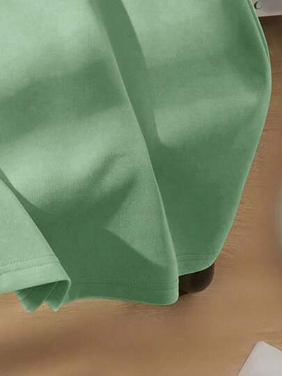 SHEIN تي شيرت صيفي كاجوال للأولاد قصير الأكمام برقبة دائرية، مناسب للصيف