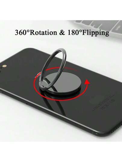 4 حامل خاتم هاتف جوال ، حامل هاتف ذكي ،ملحقات للهاتف متوافق مع جميع الهواتف الذكية ايفون وسامسونج، هدية لعيد الميلاد للعائلة والأصدقاء ، خاتم المسك للهاتف والملحقات