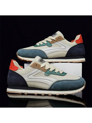 حذاء رياضي كاجوال رجالي (مقاس صغير)، أحذية تزلج للطلاب، أحذية لون مباين بسحاب، أحمر بمناسبة عيد الميلاد